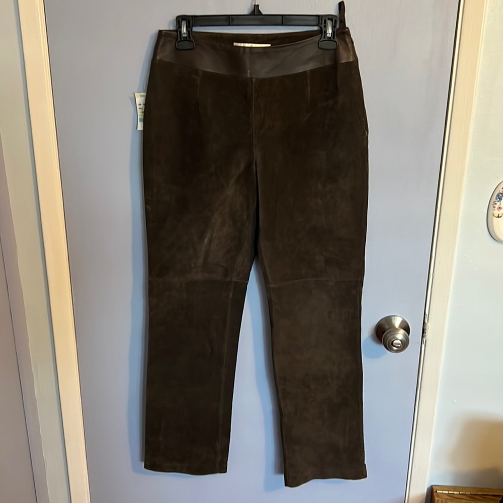 Margaret Godfrey 4P 100% brown leather women’s pants